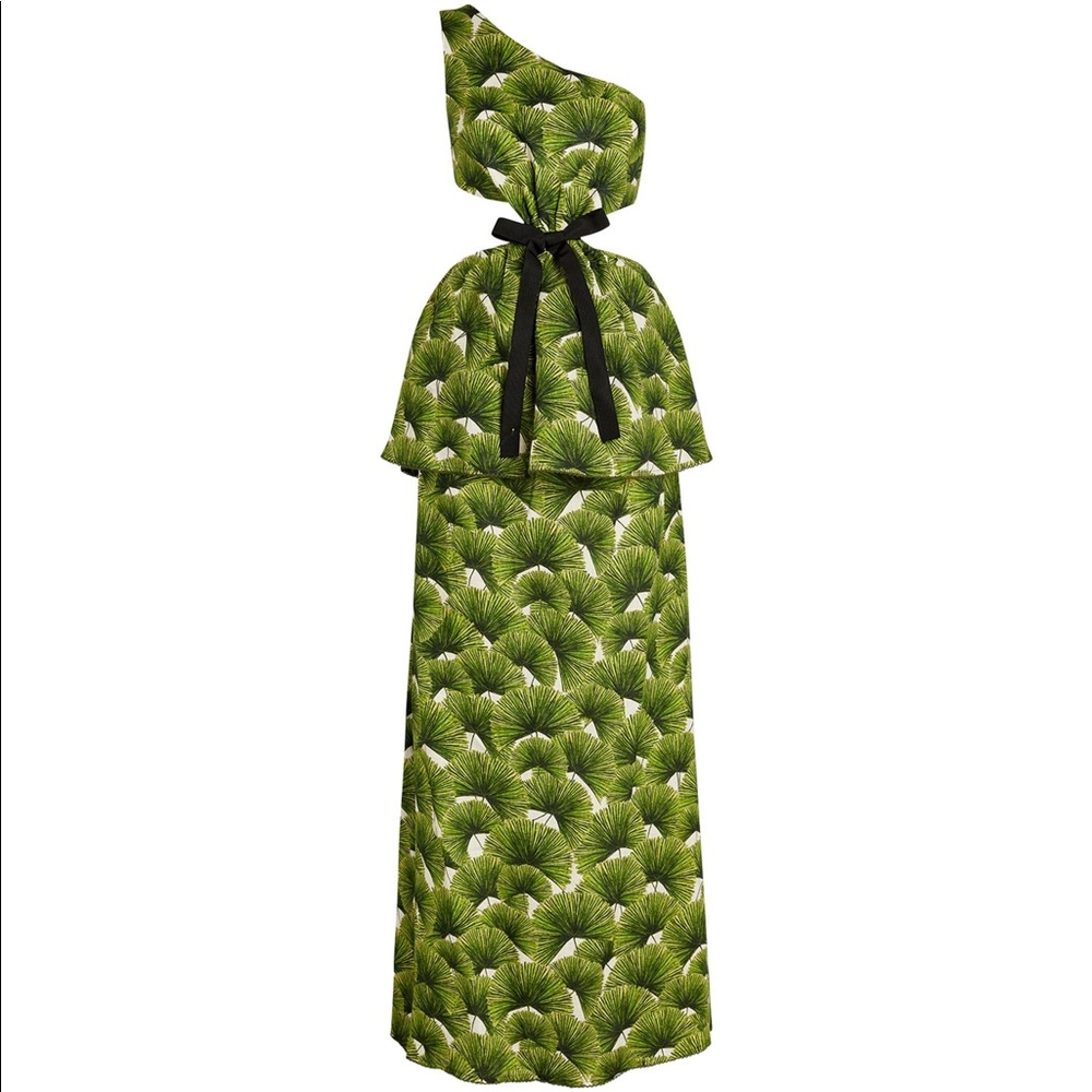 Agua by Agua Bendita Linen Nogal Maxi Dress